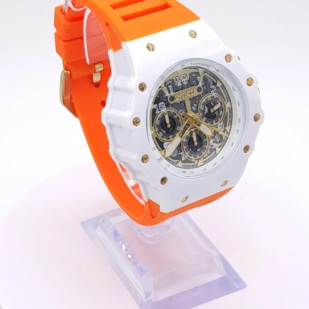 Invicta Vaulthan 69651 Orange Watch New - Picture 14 of 16
